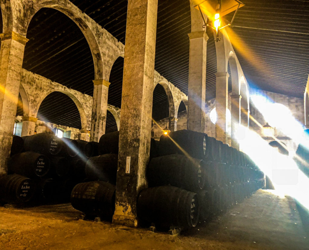 cathedral style sherry bodega jerez spain