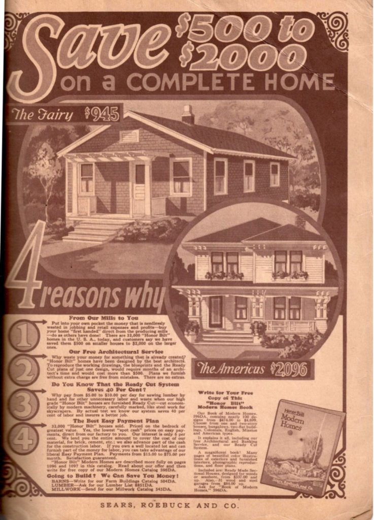 house on newspaper ad